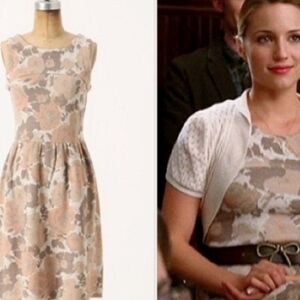 Anthropologie Floral Sweater Dress